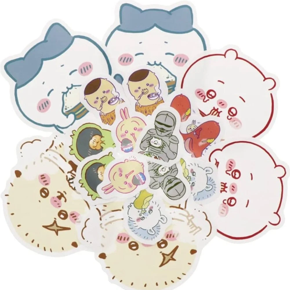 Brand New sunstar Chiikawa Piece Stickers Set (Mogu Mogu Blue)